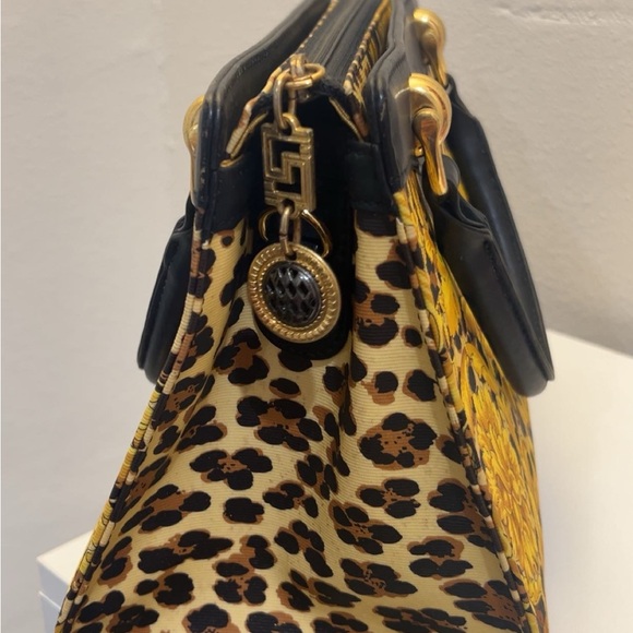 Versace Black and Gold Baroque Bag - Picture 6 of 12